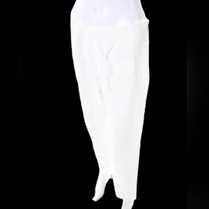 Piazza Sempione White Cropped Midrise Cropped Dress Pants  See Measureme…
